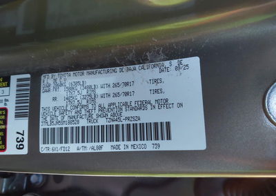 2025 Toyota Tacoma Trd Off Road, uszkodzenie: Lewy bok, Iaai lot 44188610, zdjęcie 9 z 16