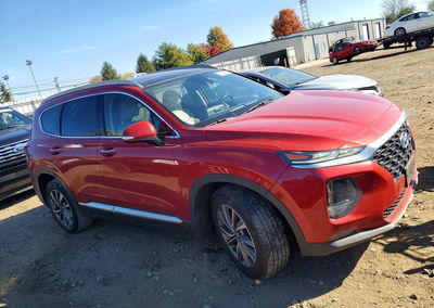 2019 Hyundai Santa Fe Ultimate 2.4l, Mechanical damage, Copart lot 74186136, photo 4 of 13