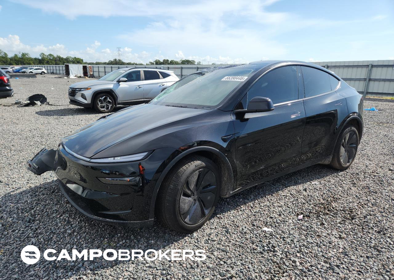 2026 Tesla Model Y, daño Frontal, Copart lote 66390446