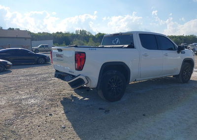 2020 Gmc Sierra 1500 4wd  Short Box Elevation, daño Trasero izquierdo, Iaai lote 46050122, foto 4 de 21