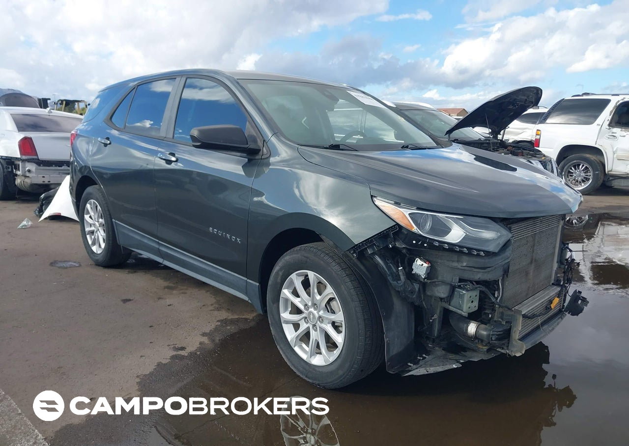 2020 Chevrolet Equinox Fwd Ls, Left Front damage, Iaai lot 46283848
