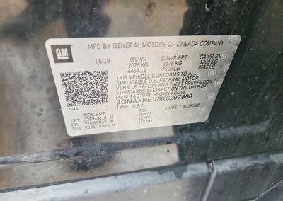 2019 Chevrolet Equinox Premier, uszkodzenie: Przód, Copart lot 68399706, zdjęcie 12 z 14