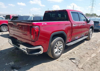 2021 Gmc Sierra 1500 4wd  Short Box Slt, daño Lateral izquierdo, Iaai lote 46044187, foto 4 de 16