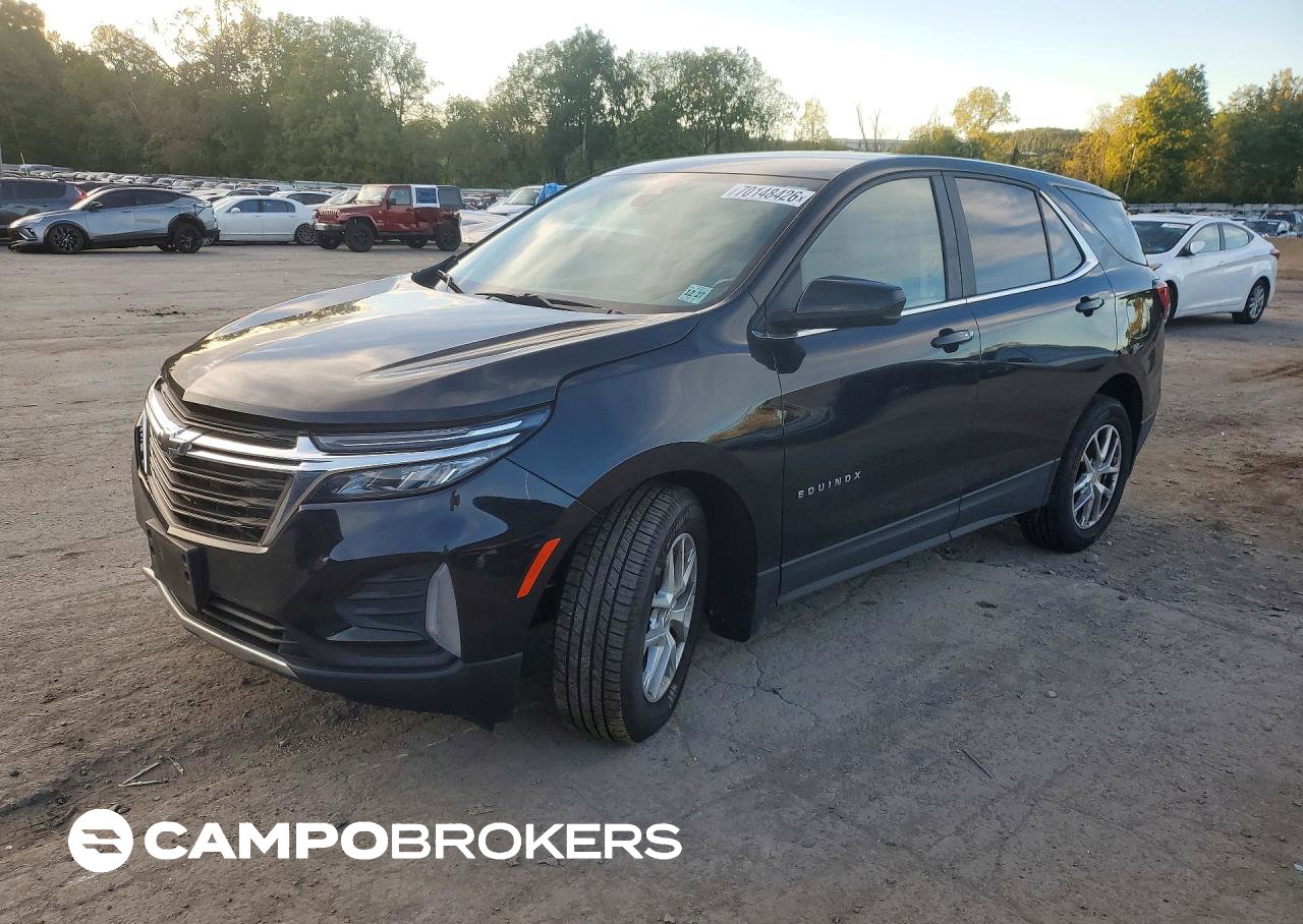 2022 Chevrolet Equinox Lt, пошкодження: Передня частина, Copart лот 70148426