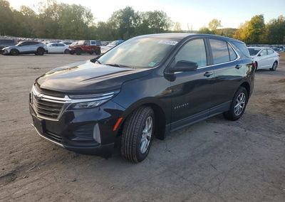 2022 Chevrolet Equinox Lt, daño Frontal, Copart lote 70148426