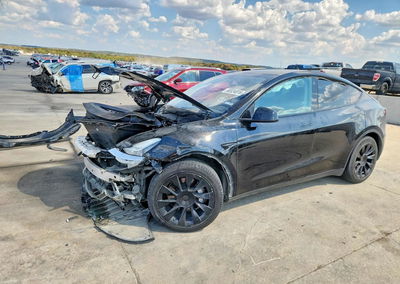 2021 Tesla Model Y, Front End damage, Copart lot 66524816