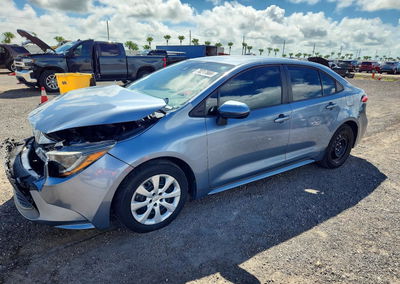 2020 Toyota Corolla Le, daño Frontal, Copart lote 70217666