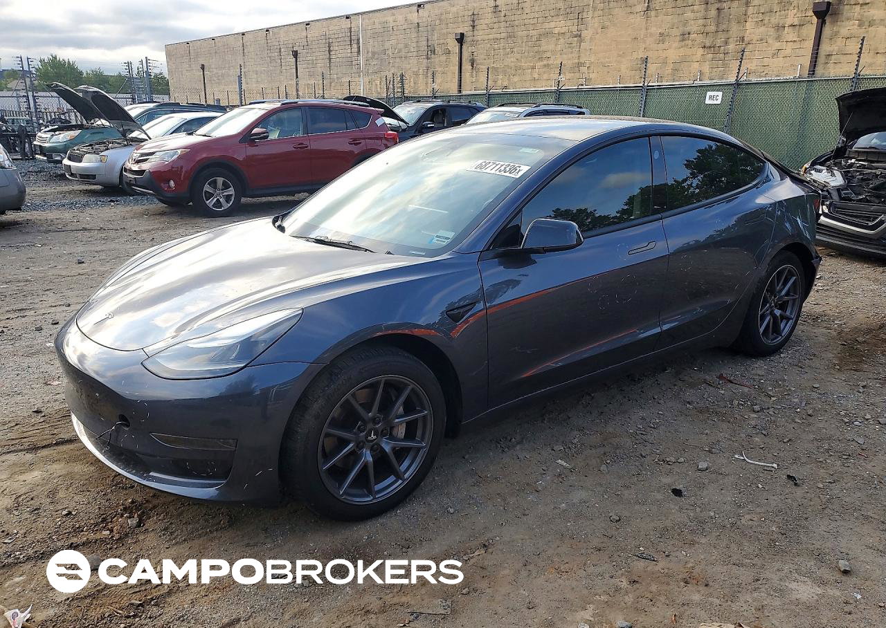 2023 Tesla Model 3, daño Trasero, Copart lote 68711336