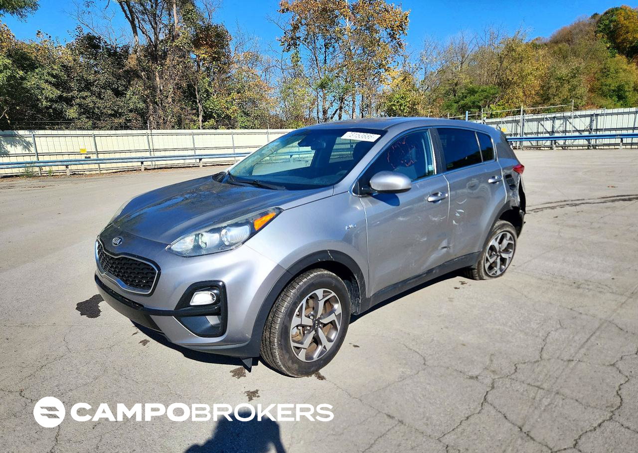 2020 Kia Sportage Lx, пошкодження: Бік, Copart лот 73153686