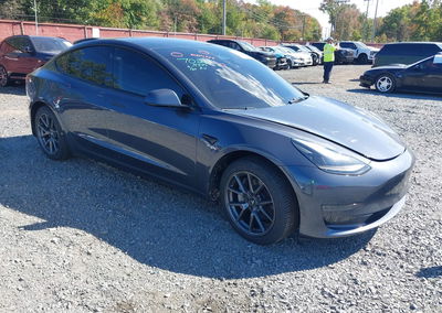 2023 Tesla Model 3 Rear-wheel Drive, daño Bajos, Iaai lote 46304275