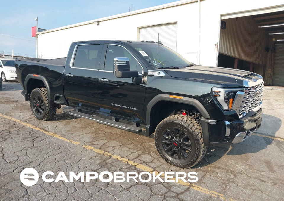 2024 Gmc Sierra 2500hd 4wd  Standard Bed Denali, Front & Rear damage, Iaai lot 46032424