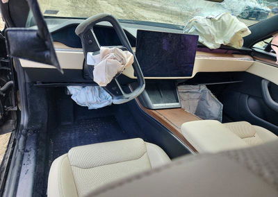 2022 Tesla Model S, uszkodzenie: Ao, Copart lot 70131526, zdjęcie 8 z 14