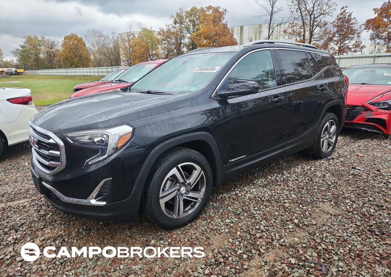 2021 Gmc Terrain Slt, Side damage, Copart lot 73454496