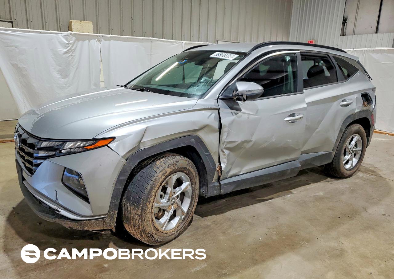 2022 Hyundai Tucson Sel, daño Volcadura, Copart lote 71781806