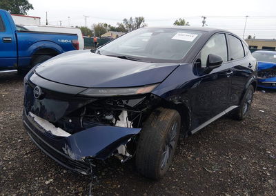 2025 Nissan Ariya Engage, Left Front damage, Iaai lot 46073518, photo 2 of 19