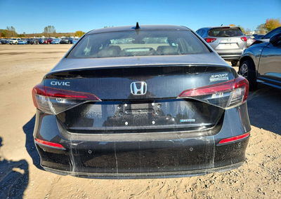 2025 Honda Civic Sport, daño Damage History, Copart lote 73862296, foto 6 de 12