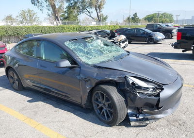 2023 Tesla Model 3 Rear-wheel Drive, daño Volcadura, Iaai lote 45433230
