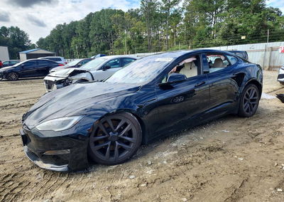 2022 Tesla Model S, daño Ao, Copart lote 70131526