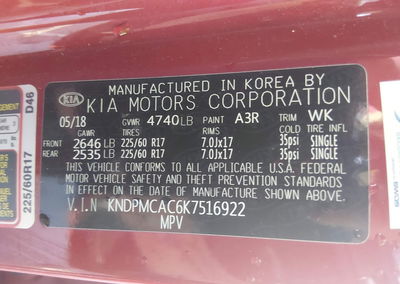 2019 Kia Sportage Lx, uszkodzenie: Przód, Iaai lot 45980538, zdjęcie 9 z 17