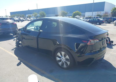 2023 Tesla Model Y Awd/long Range Dual Motor All-wheel Drive, daño Frontal, Iaai lote 46205614, foto 3 de 18