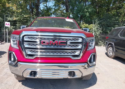 2021 Gmc Sierra 1500 4wd  Short Box Slt, daño Lateral izquierdo, Iaai lote 46044187, foto 12 de 16