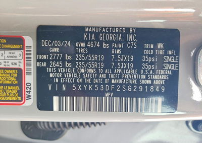 2025 Kia Sportage Sx Prestige, daño Frontal, Copart lote 69674576, foto 13 de 13