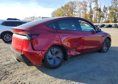 2026 Tesla Model Y, Side damage, Copart lot 74028116, photo 3 of 13