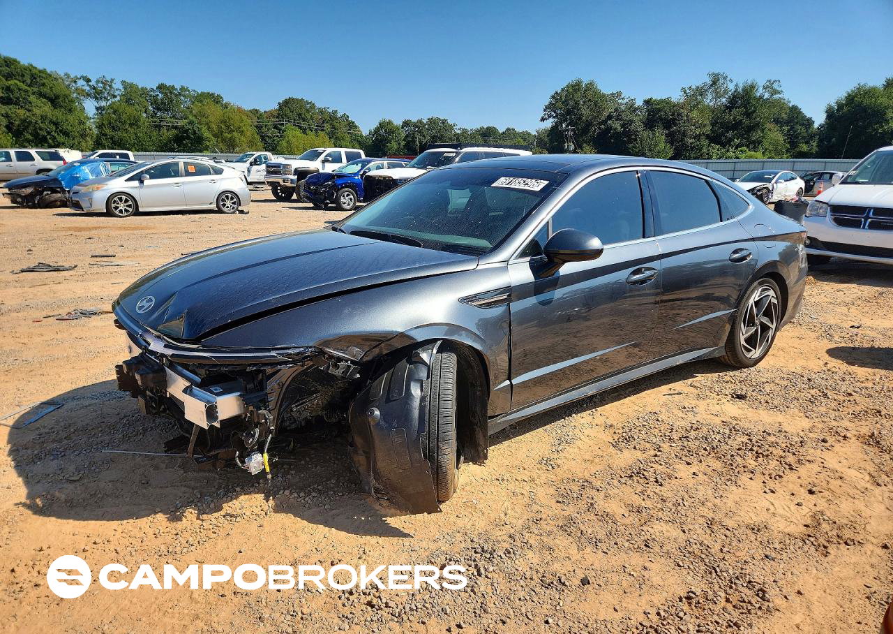 2025 Hyundai Sonata Sel, daño Frontal, Copart lote 69185296