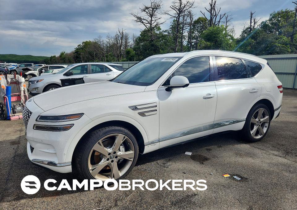 2024 Genesis Gv80 2.5t, daño Inundación, Copart lote 66832346