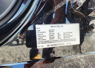 2026 Tesla Model Y, daño Frontal, Copart lote 66390446, foto 12 de 14