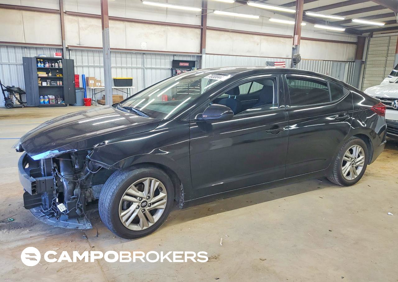2019 Hyundai Elantra Sel, daño Frontal, Copart lote 70300446