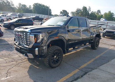 2024 Gmc Sierra 2500hd 4wd  Standard Bed Denali, Front & Rear damage, Iaai lot 46032424, photo 2 of 15