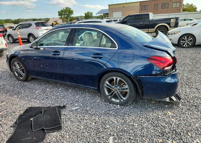2020 Mercedes-benz A 220, daño Trasero, Copart lote 69134696, foto 2 de 14