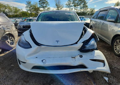 2025 Tesla Model Y, Front End damage, Copart lot 69797846, photo 5 of 12