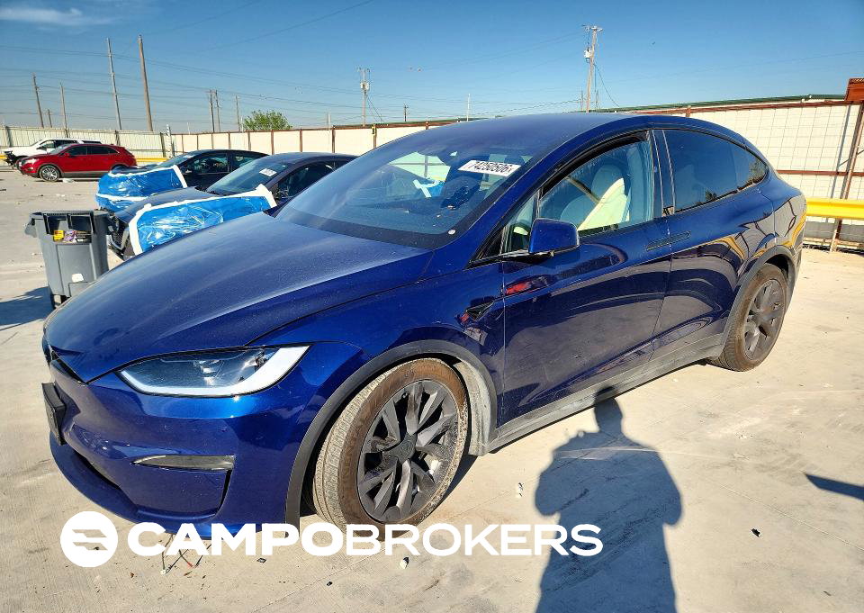 2025 Tesla Model X, uszkodzenie: Bok, Copart lot 74250506