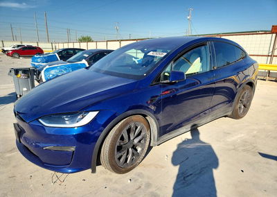 2025 Tesla Model X, daño Lateral, Copart lote 74250506