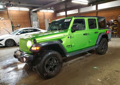 2019 Jeep Wrangler Unlimited Sport, daño Frontal, Copart lote 73083906