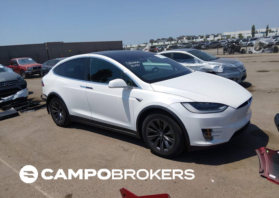 2019 Tesla Model X 100d/75d/long Range, daño Trasero, Iaai lote 45841570
