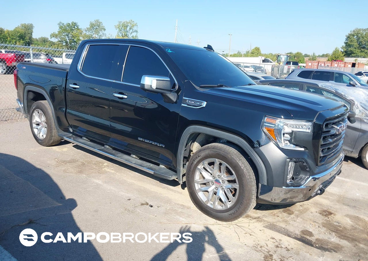 2021 Gmc Sierra 1500 4wd  Short Box Slt, uszkodzenie: Przód, Iaai lot 45807706