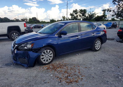 2019 Nissan Sentra S, daño Frontal, Copart lote 68829296