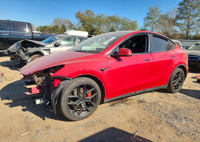 2022 Tesla Model Y, daño Frontal, Copart lote 74422446