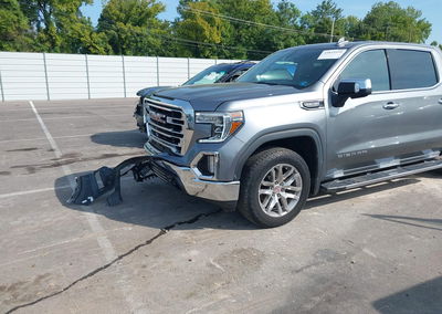 2021 Gmc Sierra 1500 4wd  Short Box Slt, Front End damage, Iaai lot 45835551, photo 6 of 22