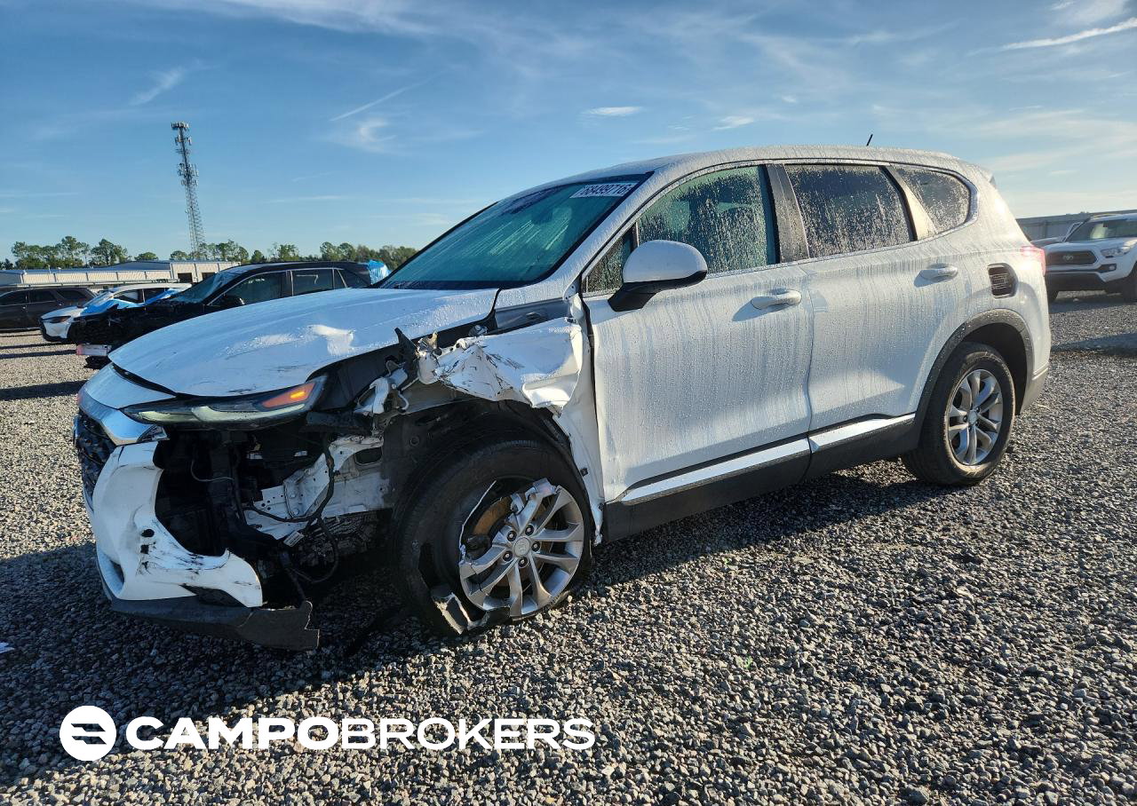 2019 Hyundai Santa Fe Se, пошкодження: Передня частина, Copart лот 68499716