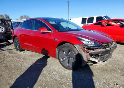 2019 Tesla Model 3, daño Frontal, Copart lote 74519816, foto 4 de 13