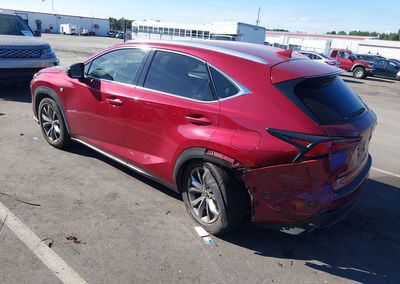 2019 Lexus Nx 300 F Sport, пошкодження: Лівий зад, Iaai лот 46061192, фото 3 з 16