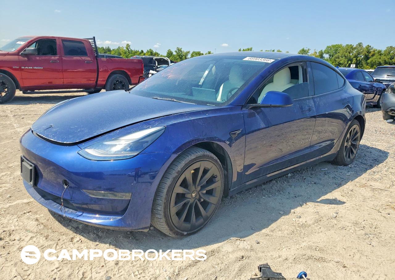 2023 Tesla Model 3, daño Bajos, Copart lote 66903366