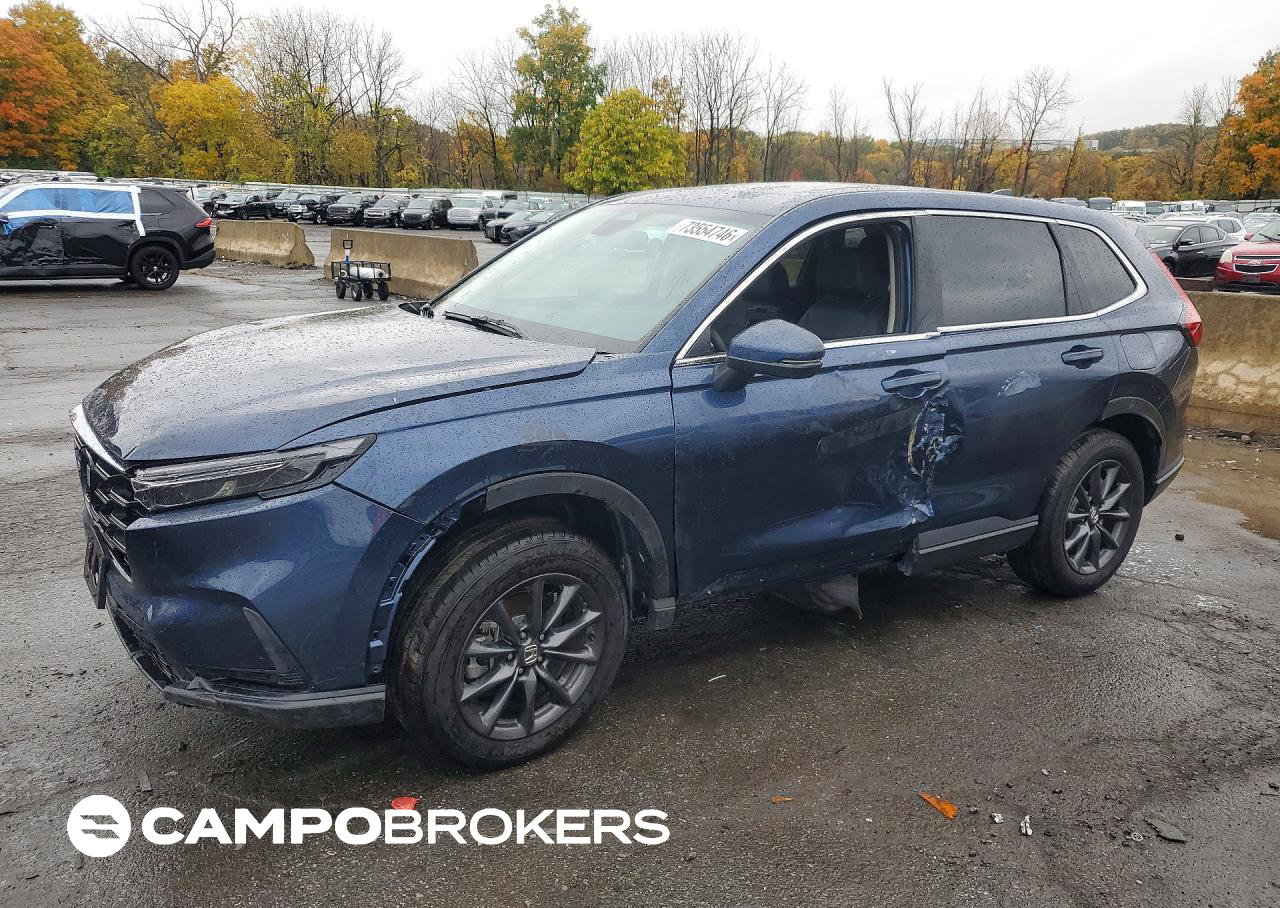 2026 Honda Cr-v Exl, daño Lateral, Copart lote 73554746