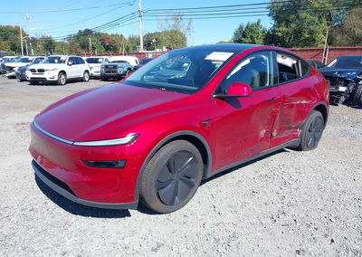 2026 Tesla Model Y All-wheel Drive/long Range Launch Series/premium All-wheel Drive, Left Side damage, Iaai lot 46290075,