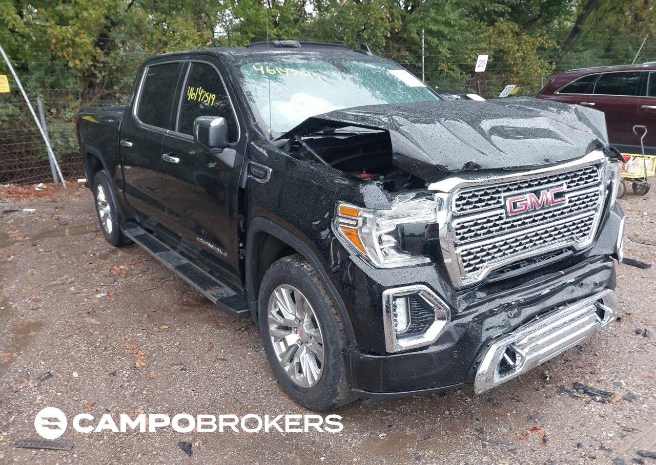 2020 Gmc Sierra 1500 4wd  Short Box Denali, daño Repossession, Iaai lote 46179339