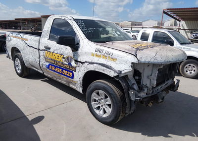 2021 Chevrolet Silverado 1500 2wd  Long Bed Wt, daño Frontal, Iaai lote 45871985